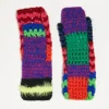 The Ragged Priest Spliced Knit Fingerless Gloves In