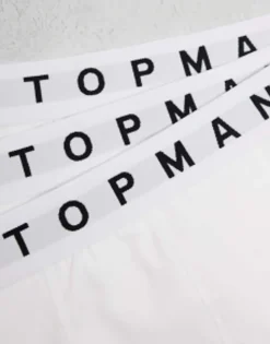 Topman 3 Pack Trunks In With Waistbands