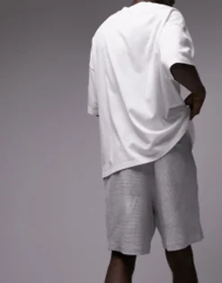 Topman Lounge Waffle Short In