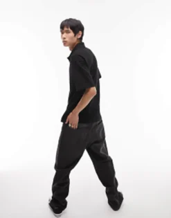 Topman Oversized Pique Polo In