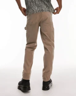 Topman Straight Carpenter Trousers In