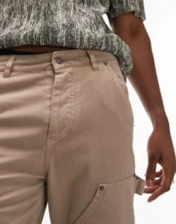 Topman Straight Carpenter Trousers In