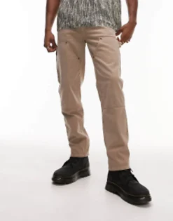 Topman Straight Carpenter Trousers In