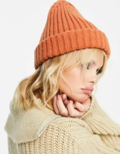Topshop Chunky Ribbed Beanie In