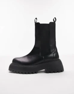 Topshop Kellis Chunky Chelsea Boot In