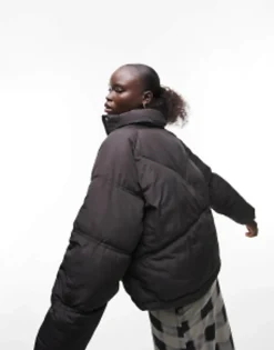 Topshop Petite Padded Puffer Jacket In