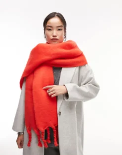 Topshop Sky Soft Scarf In