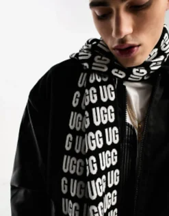 Ugg Repeat Logo Scarf In