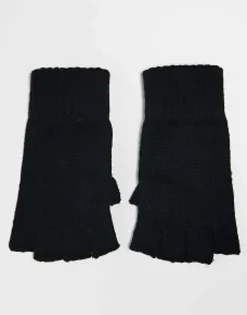 Weekday Unisex Wood Fingerless Gloves In