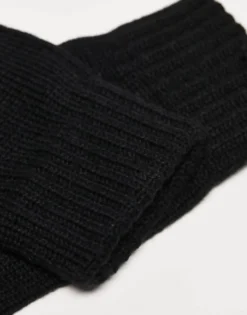 Weekday Unisex Wood Fingerless Gloves In